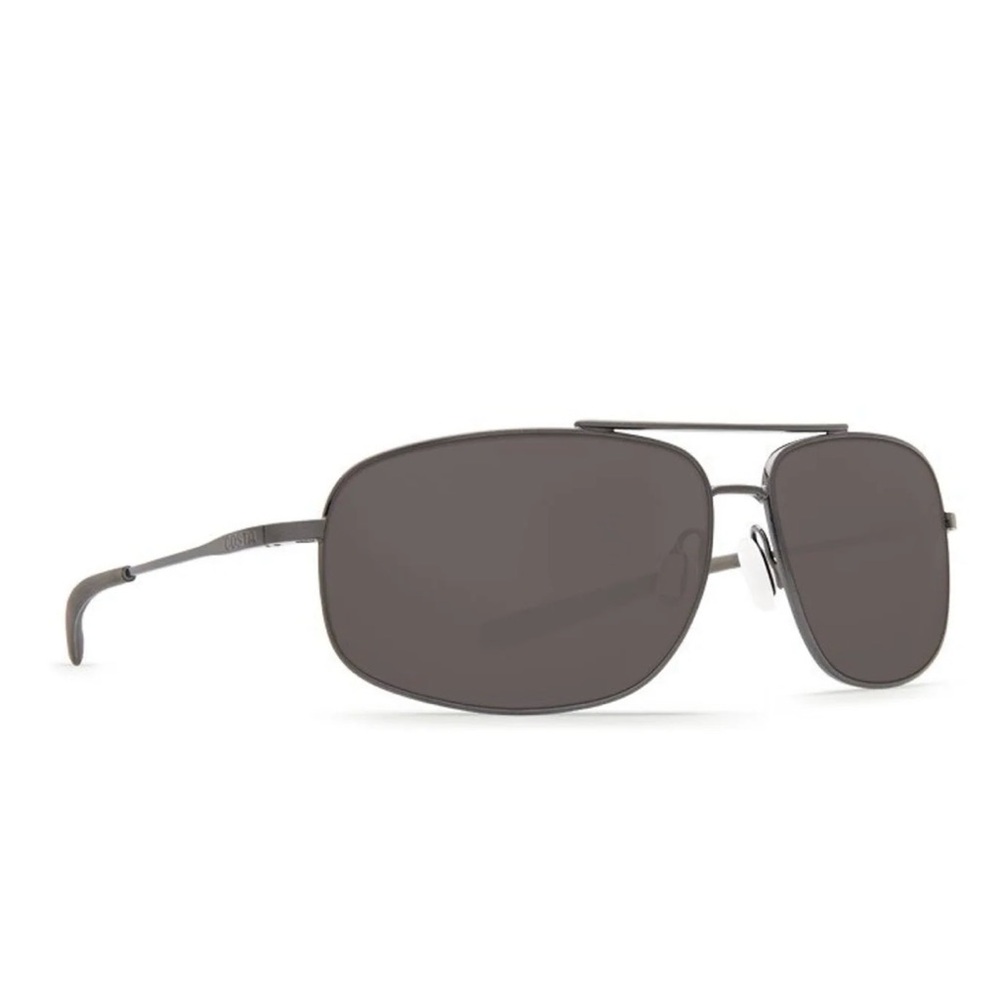 Costa Shipmaster Dark Gunmetal Gray Sunglasses 580P New In Box